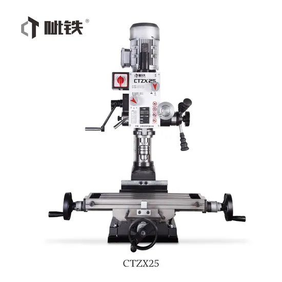 Ctzx25 Dia. 25mm Manual Milling Machine for Metal Working