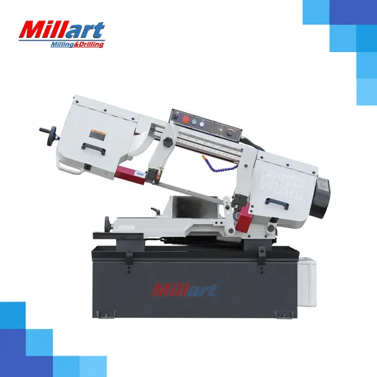 10′′ Horizontal Metal Cutting Band Saw Machine BS-1018b, Belt Driven Miter Band Saw Machine for Metal