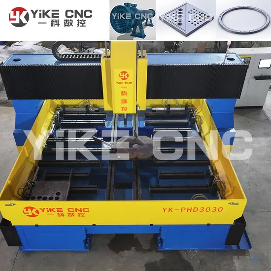 Yk-Phd4040 High Speed CNC Drilling and Tapping Machine for Connection Plates Steel Structure Fabrication