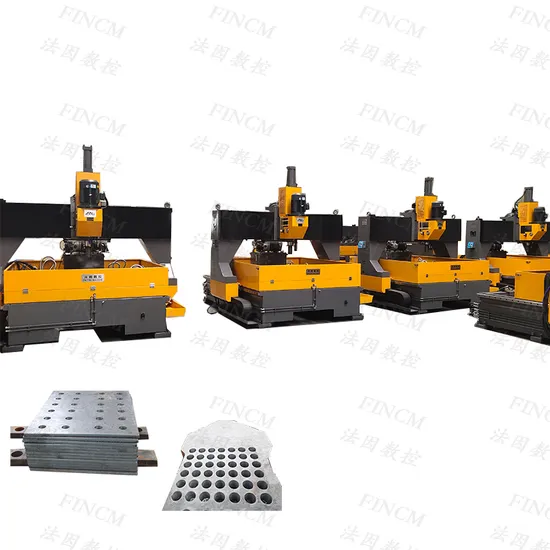 PHD3020 FINCM Steel Structure Construction Gantry Movable High Speed  CNC Drilling Machine 3000mm*2000mm*100mm