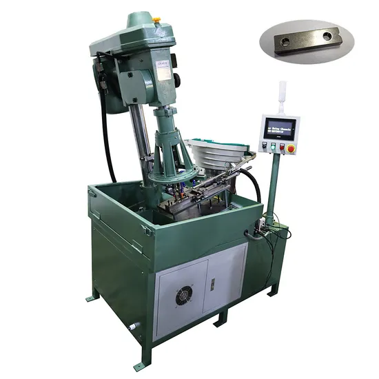 Automatic Tapping Machine on Stainless Parts with Double Spindles Cx-6516 with PLC Control