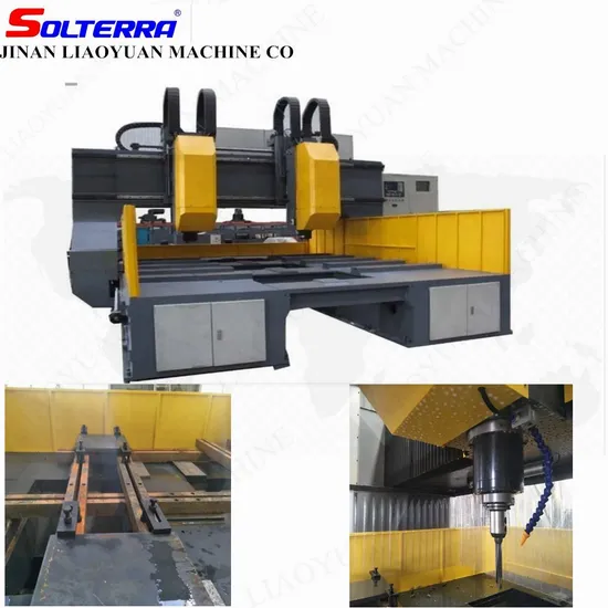 China Supplier High Speed CNC Drilling, Milling Tapping Machine for Steel Plates in Heat Exchanger, Boiler, Pressure Vessel Flanges and Tube Sheets