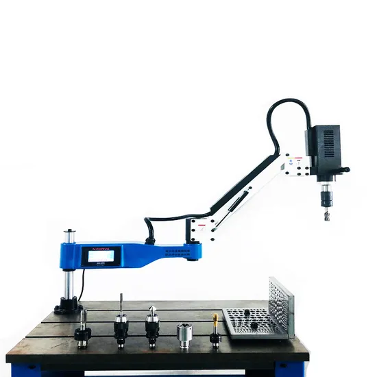 Automatic Servo Tapper Touch Screen Flexible Arm Drilling Threading M3-M16 Automatic Tapper 360 Multi-Directions Universal Flexible Arm Threading Machine