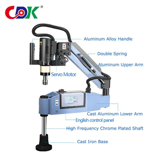 Servo M6-M36 Flex Arm Motor Electric Tapping Machine