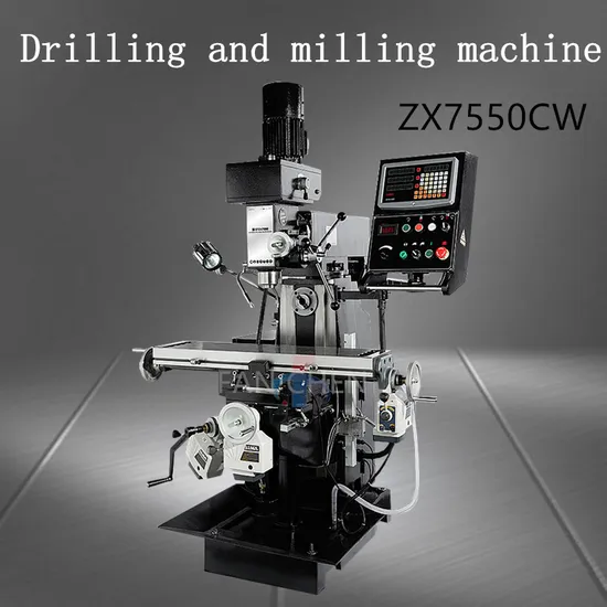 Three-Axis Automatic Cutter for Vertical and Horizontal Drilling and Milling Machine