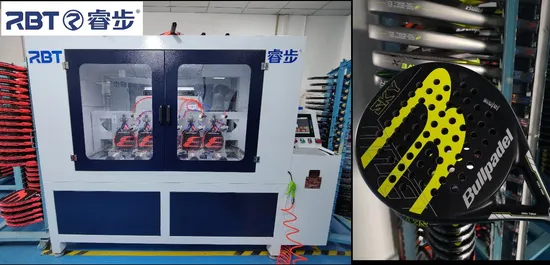 Rbt Beach and Padel Racket CNC Machine Tools for Composite Based Sports Goods Manufacturer
