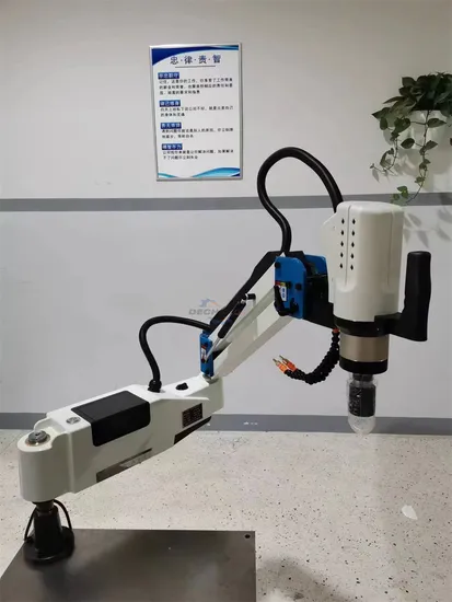 Electric Rocker Arm Tapping Machine M24 M36 Bench Top Small Universal Radial Arm Tapping Machine