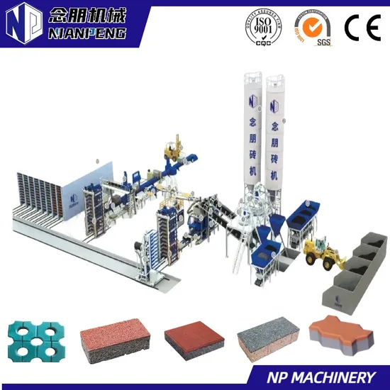 Nianpeng Block Making Brick Machine with Stand Seaworthy Packing
