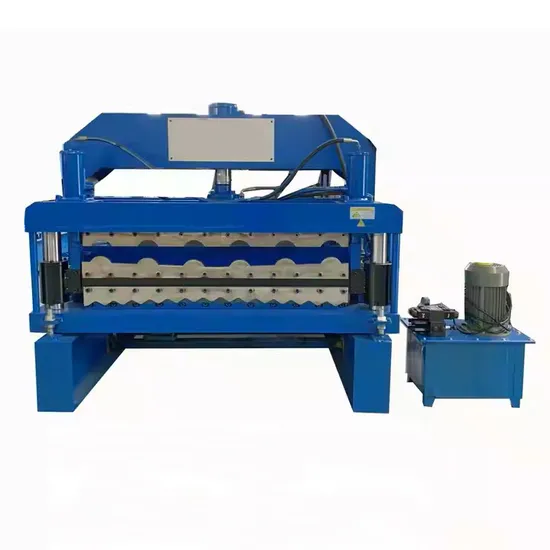Automatic Steel Zinc Metal Glazed Iron Roof/Wall/Double Roof Tile Making Machine