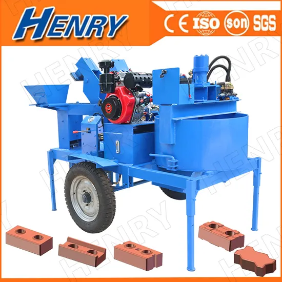 Clay Interlocking Soil Brick Making Machine Small Business Machine M7m1 Diesel Soil Brick Machine Brick Machine