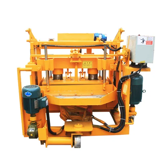 Factory Price Mobile Block Machine Hollow Block Making Machine Qt40-3A Concrete Egg Layer Solid Brick Machine Cheap Price