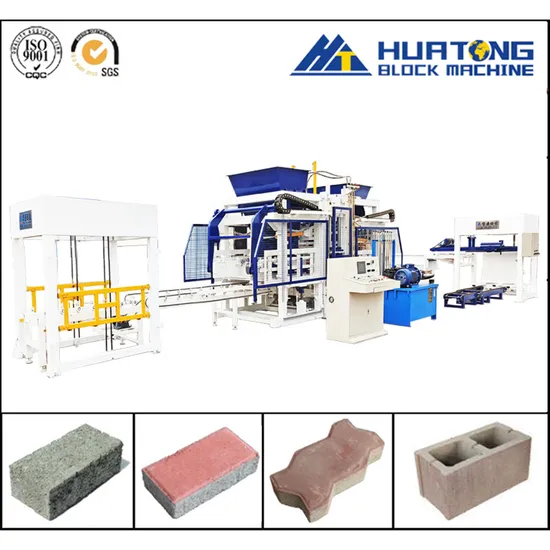 Qt10-15automatic Brick Making Machine Concrete Brick Machine Paving Brick Machine