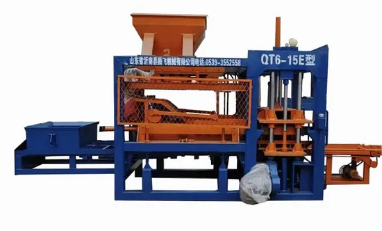 Qt6-15 Full Automatic Hydraulic Cement Concrete Curbstone Solid Stock Hollow Paving Paver Brick Block Making Machine