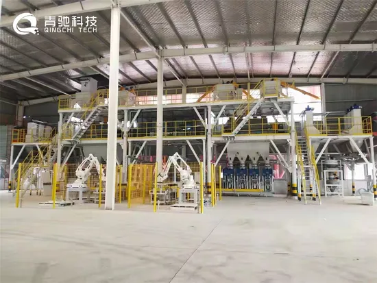 5-10t/H China Made Automatic Dry Mix Mortar Mixing Production Machine and Tile Adhesive Mixture Cement Glue Production Line