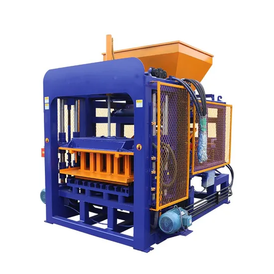Automatic Cement Concrete Hollow Paver Block Brick Making Machine Price for Sale