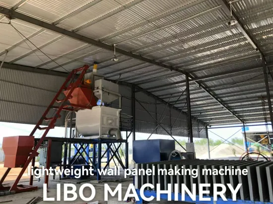 Precast Lightweight Cement Foamed Hollow Core Wall Panel Machine Production Line