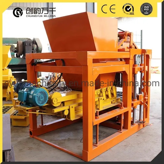 Qt4-26 Cheap Semi-Automatic Concrete Hollow Block Making Machine
