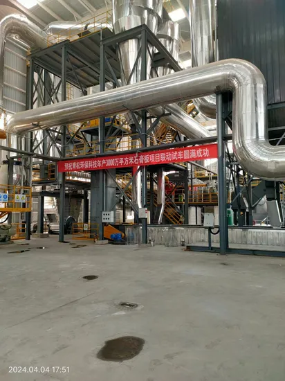 Advanced Technology Gypsum Board Production Line with High-Quality Paper