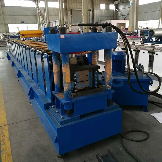 Automatic Steel Purlin Roll Forming Machine for Glazed Tiles for Wall Gutter Building Construction PLC Control New Ibr Sheet