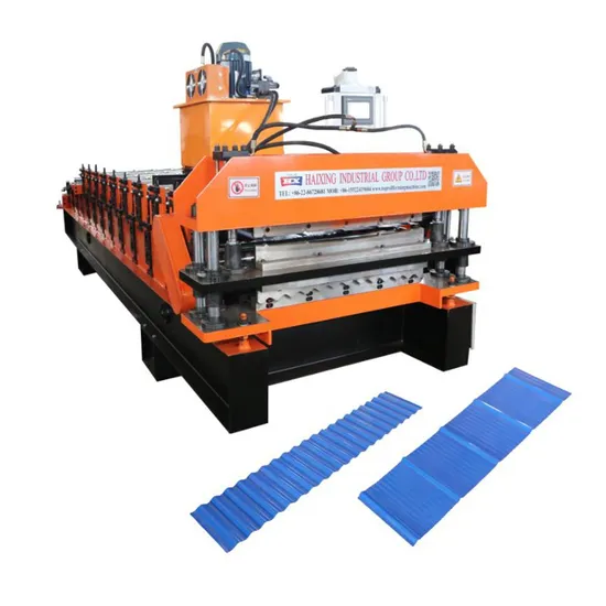 Customizable 5V Corrugated Trapezoidal Roof Tile Steel Making Machine Double Layer Roofing Iron Sheet Metal Manufacturing Cold Roll Forming Machine