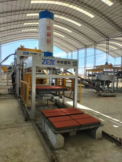 Zc1200 Full Auto Hydraulic Interlock Hollow Paver Cement Concrete Brick Block Making Machine De Fabrication De Brique
