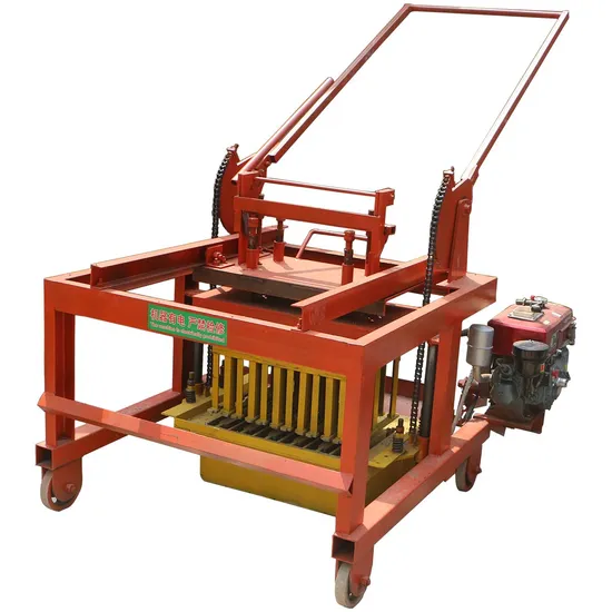 Professional Manual Mobile Concrete Paving Brick Block Making Machine