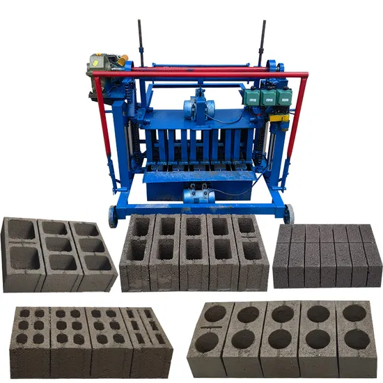 Senegal Manual Brick Making Machinery in Panua New Guinea Sudan Hollow Concrete Block Making Machine Price
