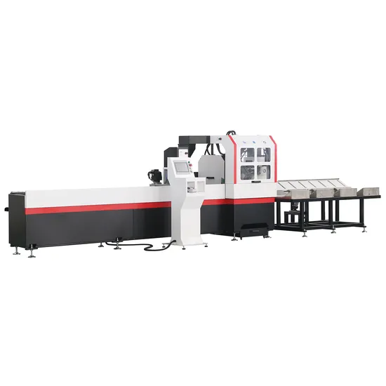 Automatic Aluminum Doors & Windows & Curtain Wall, Furniture Hardware, Auto Parts Solar Photovoltaic Frame Feeding Saw Blade Cutting Machine at Any Angle