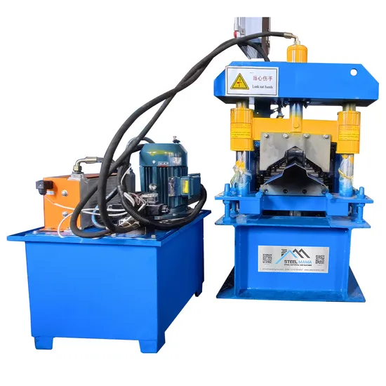ISO Certificate Building Materials Cold Color PPGI Steel Metal 270 Roof Sheet Ridge Cap Roll Forming Machine with PLC
