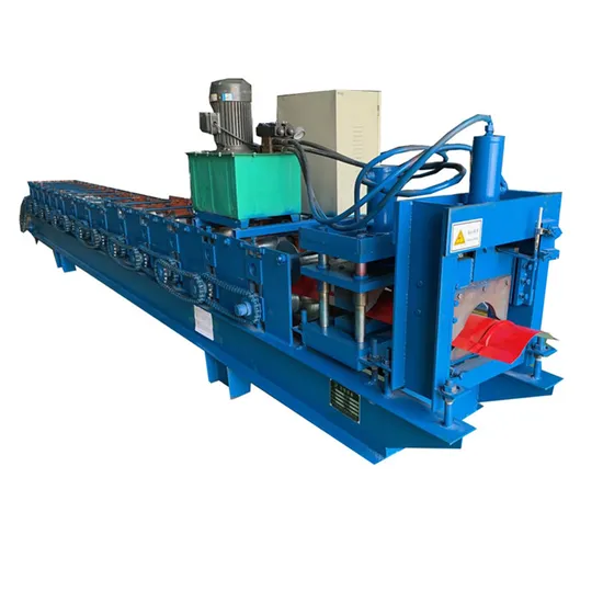 Customized Ridge Cap Making Machine Metal Roof Ridge Cap Roll Forming Machine