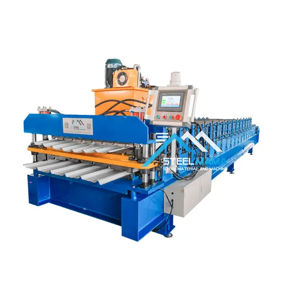Columbia Popular Double Layer Galvanized R101 and Tr6 Trapezoidal Metal Roof Sheet Making Roll Forming Machine