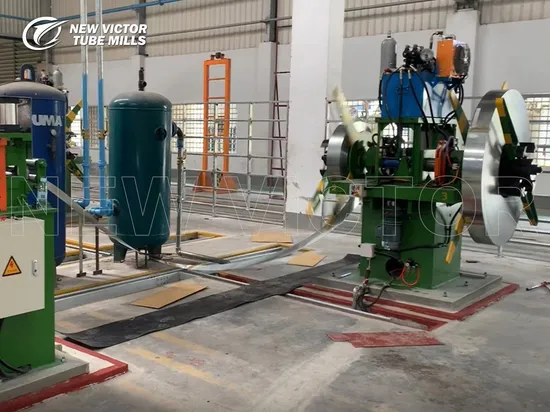 China Manufacturer Automotive Pipe Making Machinery Production Line Steel Tube Mill