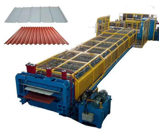 Building Material Automatic Metal Ibr Roof/Roofing Iron Sheet and Corrugated Roof Sheet Tile Panel Cladding Cold Roll Forming Making Machine with Double Layers