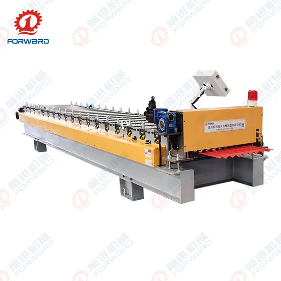 Forward Color Steel Roof and Wall Panel Ibr Corrugated Roof Sheet Roll Forming Machine for Steel Peb Construction