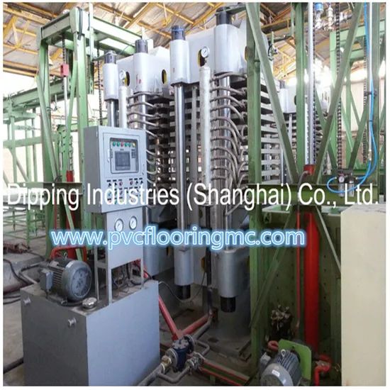 Advanced Thermo Press Machine for PVC Floor Tile Production