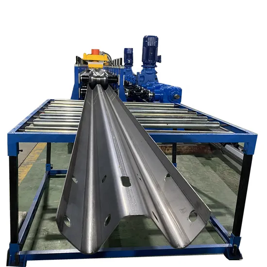 Two Waves Road Barrier Highway Express Guardrail Machinehighway Guradrail Roll Forming Machine