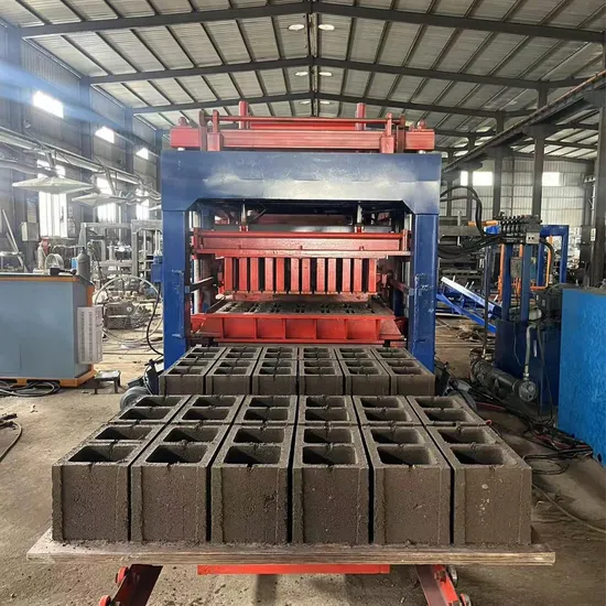 Qt12-15 Automatic Cement Concrete Brick Making Machine High-Capacity Production of Free-Fired Bricks for Kerbstones, Paving Blocks, Garden Slopes, etc.