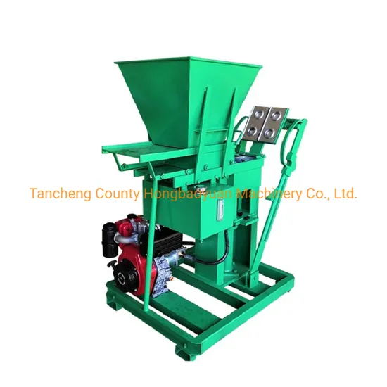 Semi Automatic Simple Cement Block Making Red Mud Brick Machine