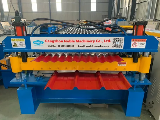 High Quality Double Layer Deck Steel Metal Tr4 & Trapezoidal Roofing Coil Corrugated & Ibr Tile Profile Roll Forming Machine