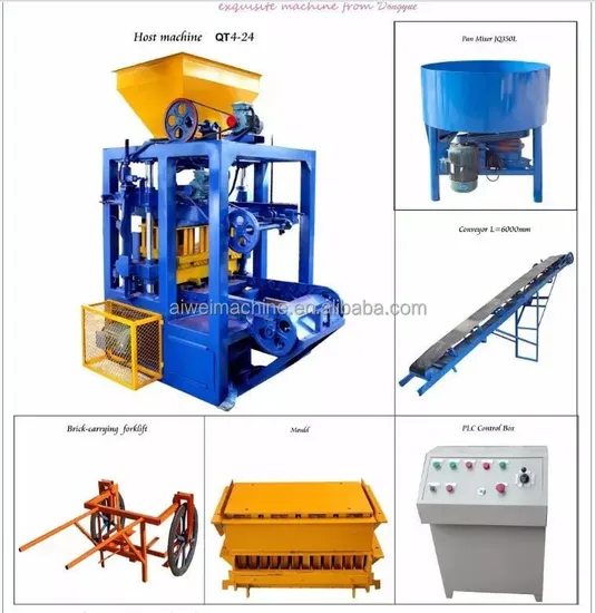 Qt4-24 Semi-Automatic Machines Concrete in South Africa Engine Block Machine