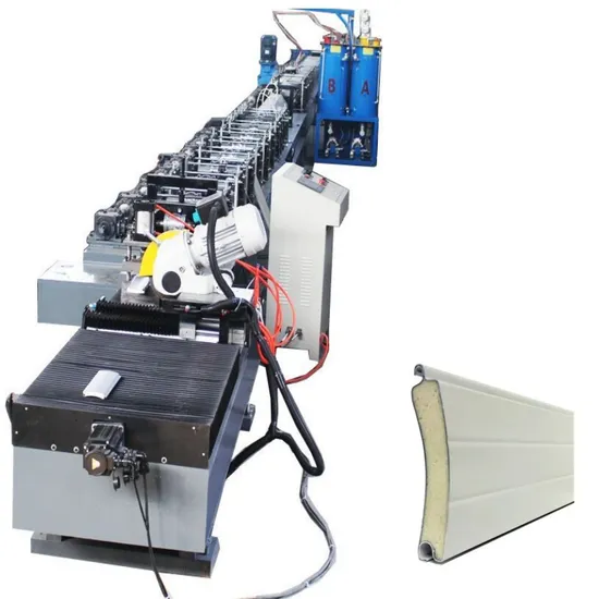 Factory Price PU Foam Roof Shutter Door Roll Forming Machine Roller Shutter Machines