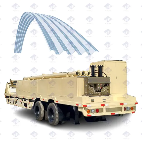 Wj-914-610 Portable K Q Span Large Span Arch Roof Roll Forming Machine