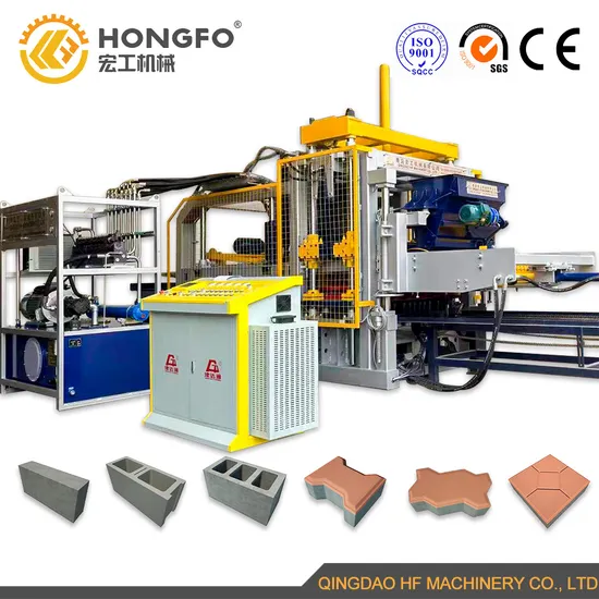 H2000 Big Size New Automatic Concrete Brick Making Machinery with Heat Treated Block Mold