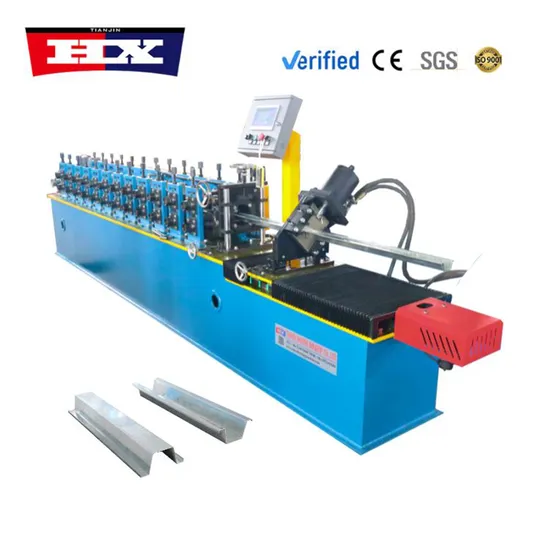Construction Building Materials Omega Hat Panel Light Keel Making Machine Drywall Omega Hat Shape Metal Profile Furring Channel Roll Forming Machine