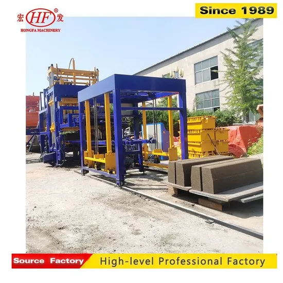 Qt5-15 Automatic Concrete Holland Hollow Block Brick Building Material Making Machine