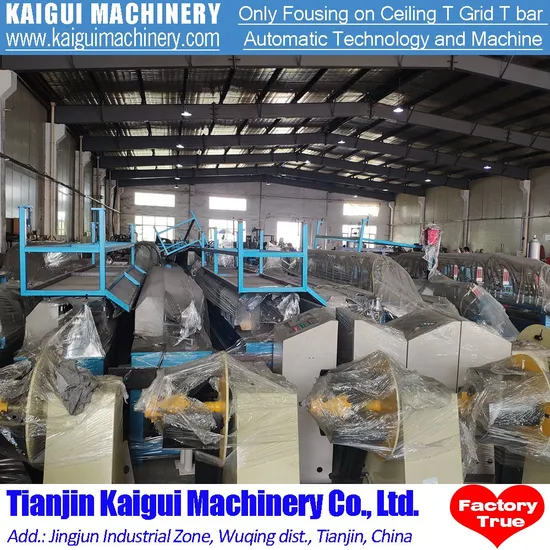 Economical High Performance T Grid Making Machine Cross Tee Machine