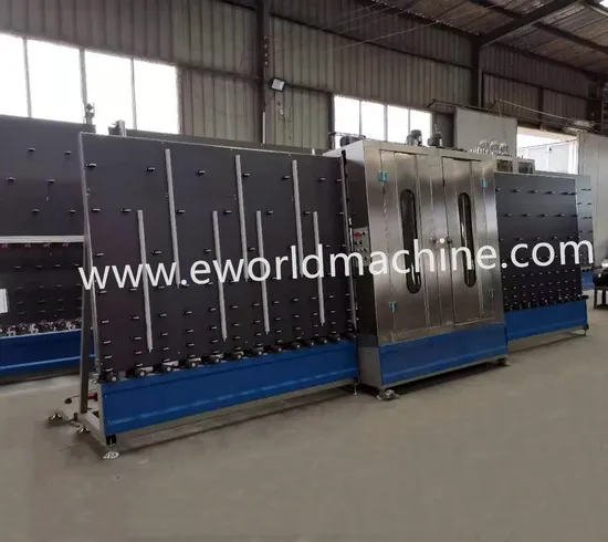 Factory Supply E-Ld1800 Vertical Glass Washing and Drying Machine