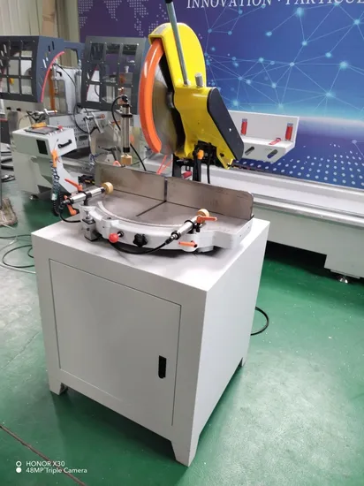 Nisen Aluminum Single Head Cutting Saw/ Aluminum Profile Window Machine