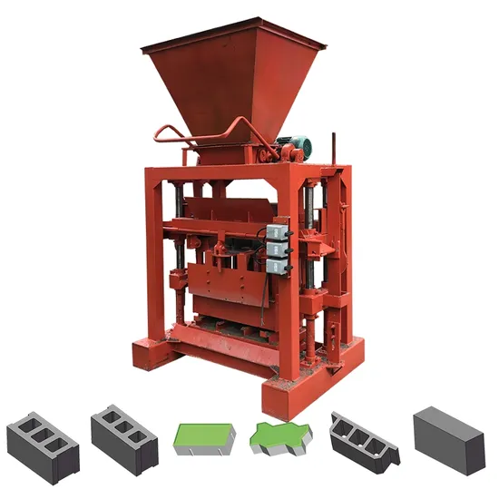 Personal Using Semi-Automatic Cement Concrete Cinder Paver Brick Making Machine for Sale