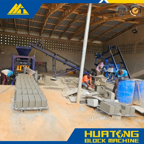 Qtj4-26D Small Hydraulic Brick Machine